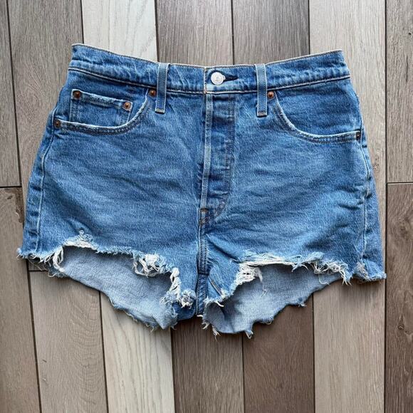 Levis 501 denim shorts denimshorts - Picture 1 of 4